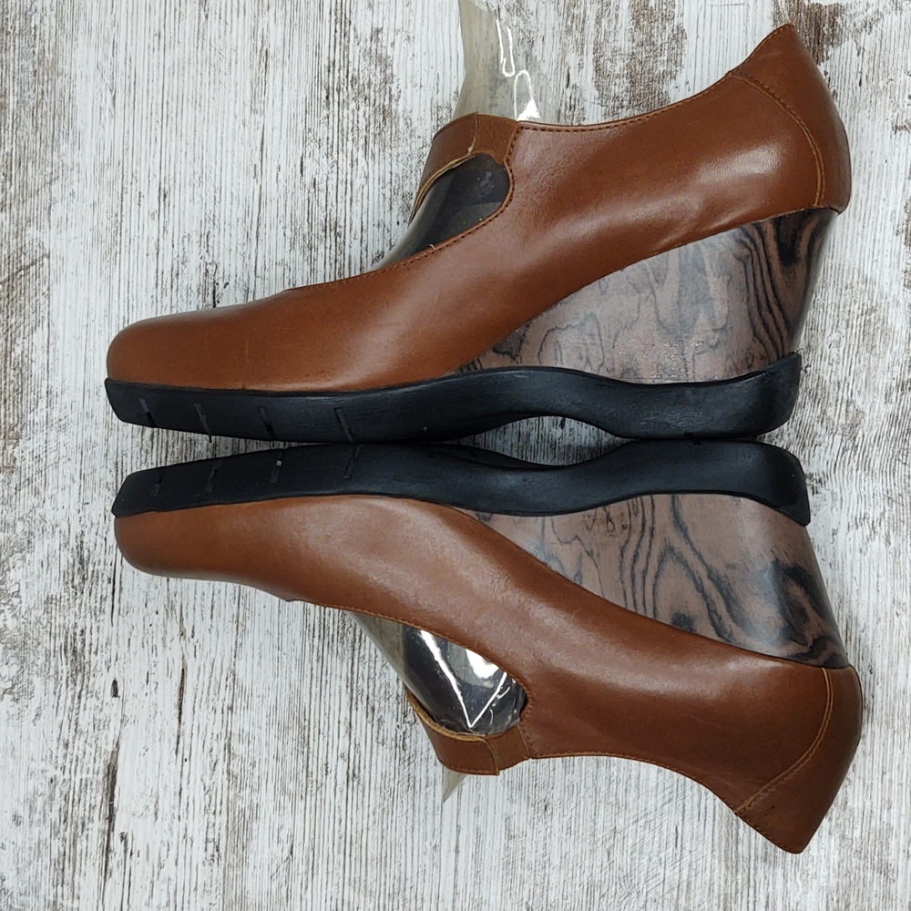 🟥Sz 41 NWOT Sanita Matilda Mary Jane Leather Wedge - Picture 11 of 16